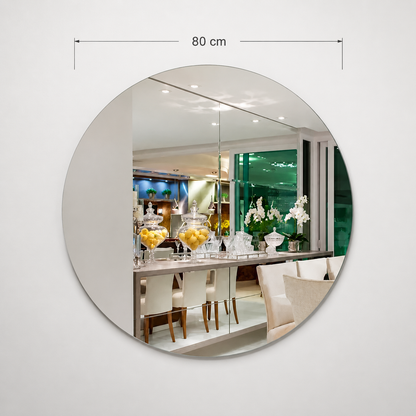 Specchio da parete rotondo moderno a LED